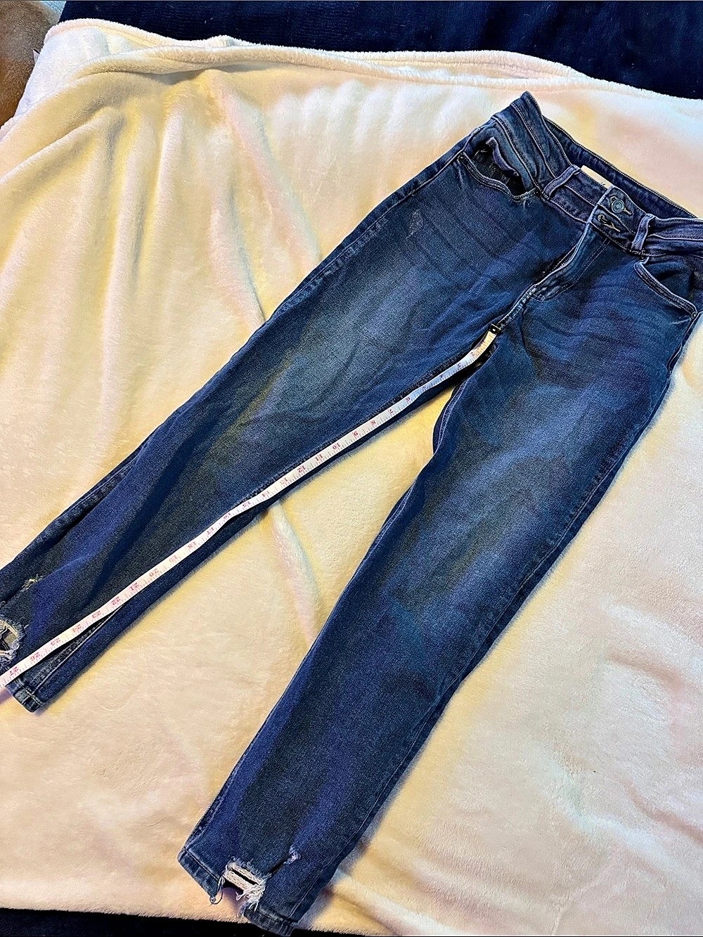 Kancan Skinny Jeans in Blue Waist 2
